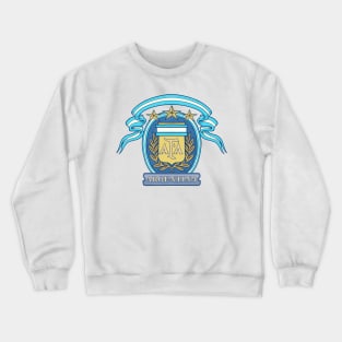 Argentina - Style Soccer Design Crewneck Sweatshirt